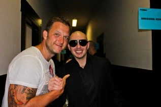 DJ BLIZZ mit Pitbull